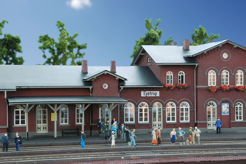 Bahnhof Eystrup im Modell